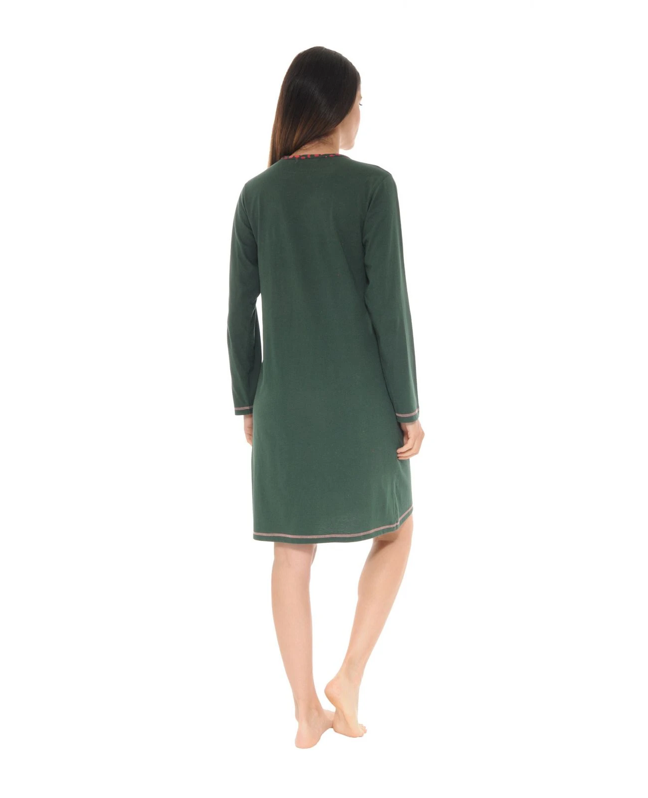 CHEMISE DE NUIT VERT ROSALIA 2 CHEMISE DE NUIT VERT ROSALIA – Image 2