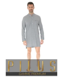 CHEMISE DE NUIT GRIS UBALDIN