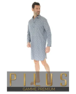 CHEMISE DE NUIT BLEU URIAS