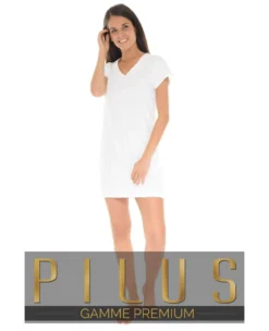 CHEMISE DE NUIT BLANC YOLITA