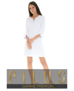 CHEMISE DE NUIT BLANC YSABEL