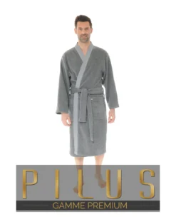 KIMONO LONG GRIS UBALDIN