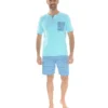 PYJAMA COURT BLEU NATAN