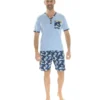 PYJAMA COURT BLEU NIL
