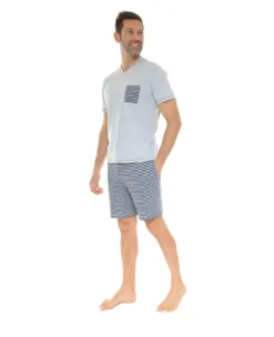 PYJAMA COURT GRIS WILFRID