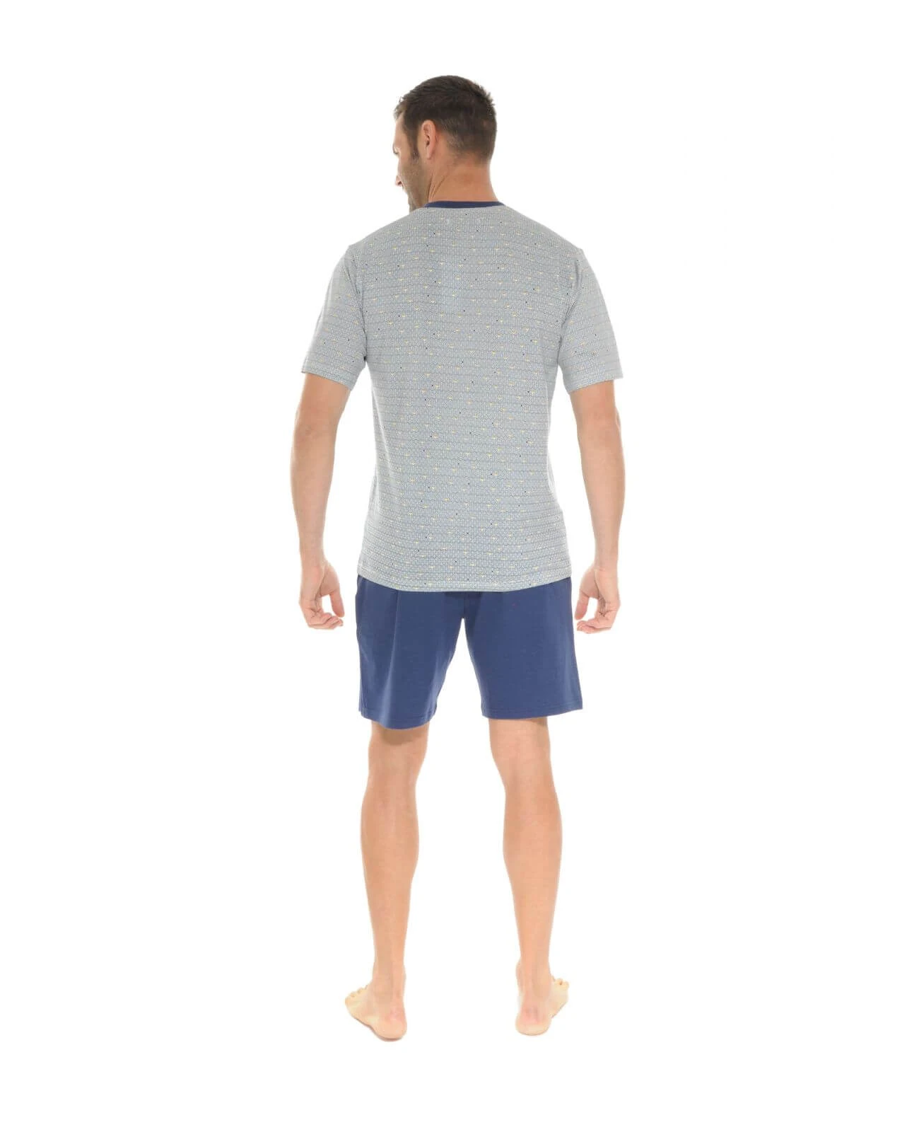 PYJAMA COURT BLEU WOODY 2 PYJAMA COURT BLEU WOODY â Image 2