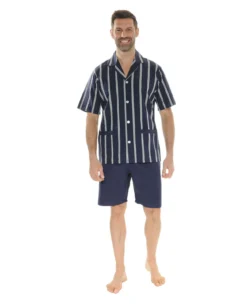 PYJAMA COURT. BLEU NATYS