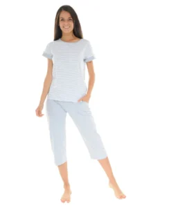 PYJAMA COURT GRIS VERONIKA