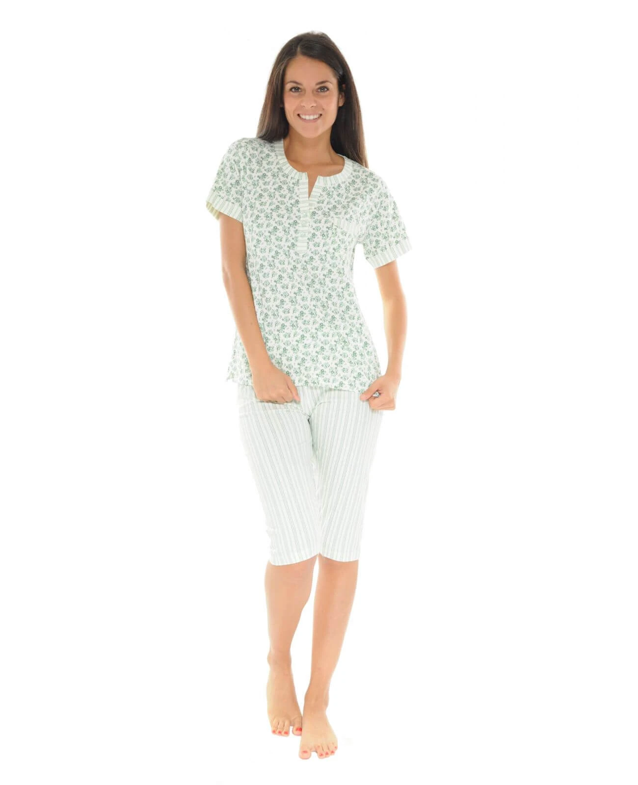 PYJAMA COURT VERT VICTORINE 1 PYJAMA COURT VERT VICTORINE