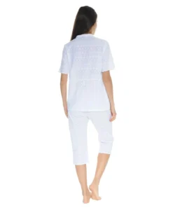 PYJAMA BOUTONNE BLANC OSCARINE