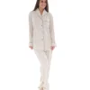 PYJAMA BOUTONNE ECRU TADEA