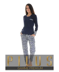 PYJAMA LONG BLEU TELIA