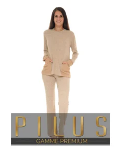 PYJAMA LONG MARRON TOSCANE