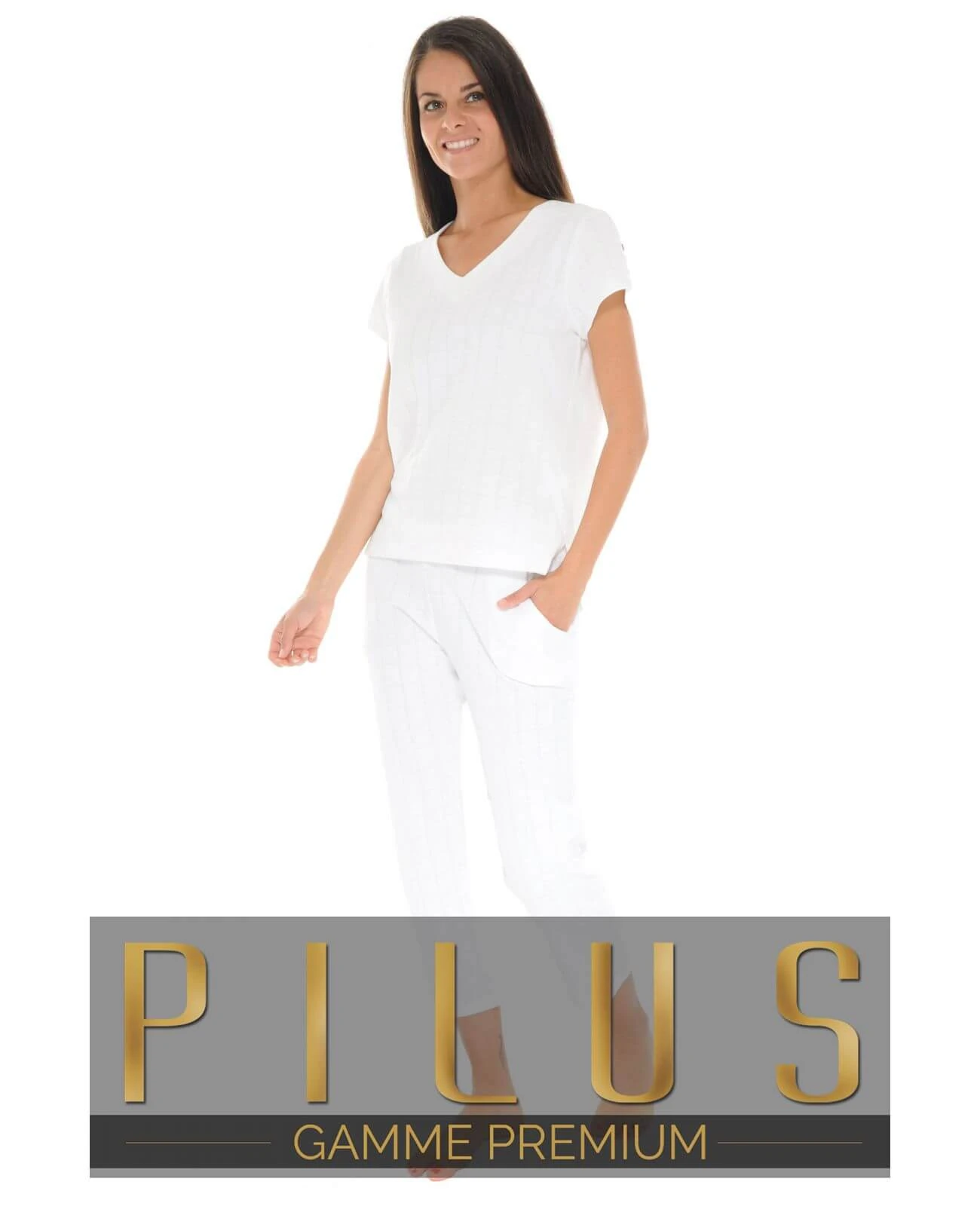 PYJAMA LONG BLANC YOLITA 1 PYJAMA LONG BLANC YOLITA