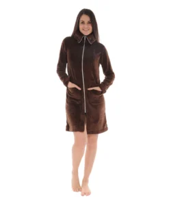 ROBE DE CHAMBRE MARRON JOSEFINE