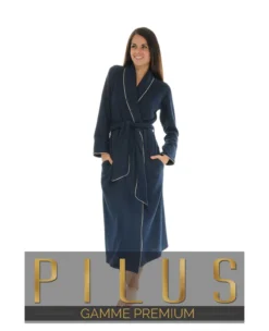ROBE DE CHAMBRE BLEU TADEA