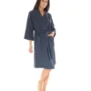ROBE DE CHAMBRE BLEU VIOLETTE
